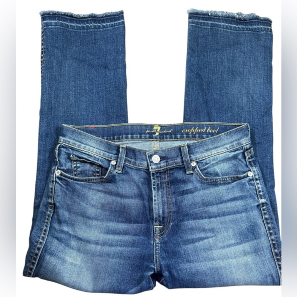 7 For All Mankind Cropped Boot Cut‎ - Picture 5 of 9